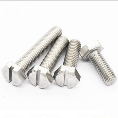 Slotted hexagon bolt