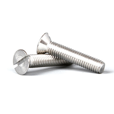 Slotted countersunk head screw