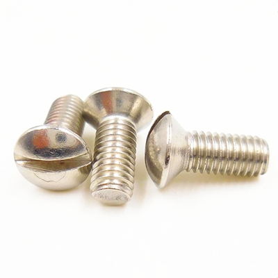 Slotted raised countersunk head screw