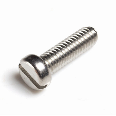 Slotted cheese head screw