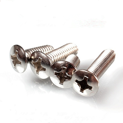 Cross recessed raised countersunk head screw